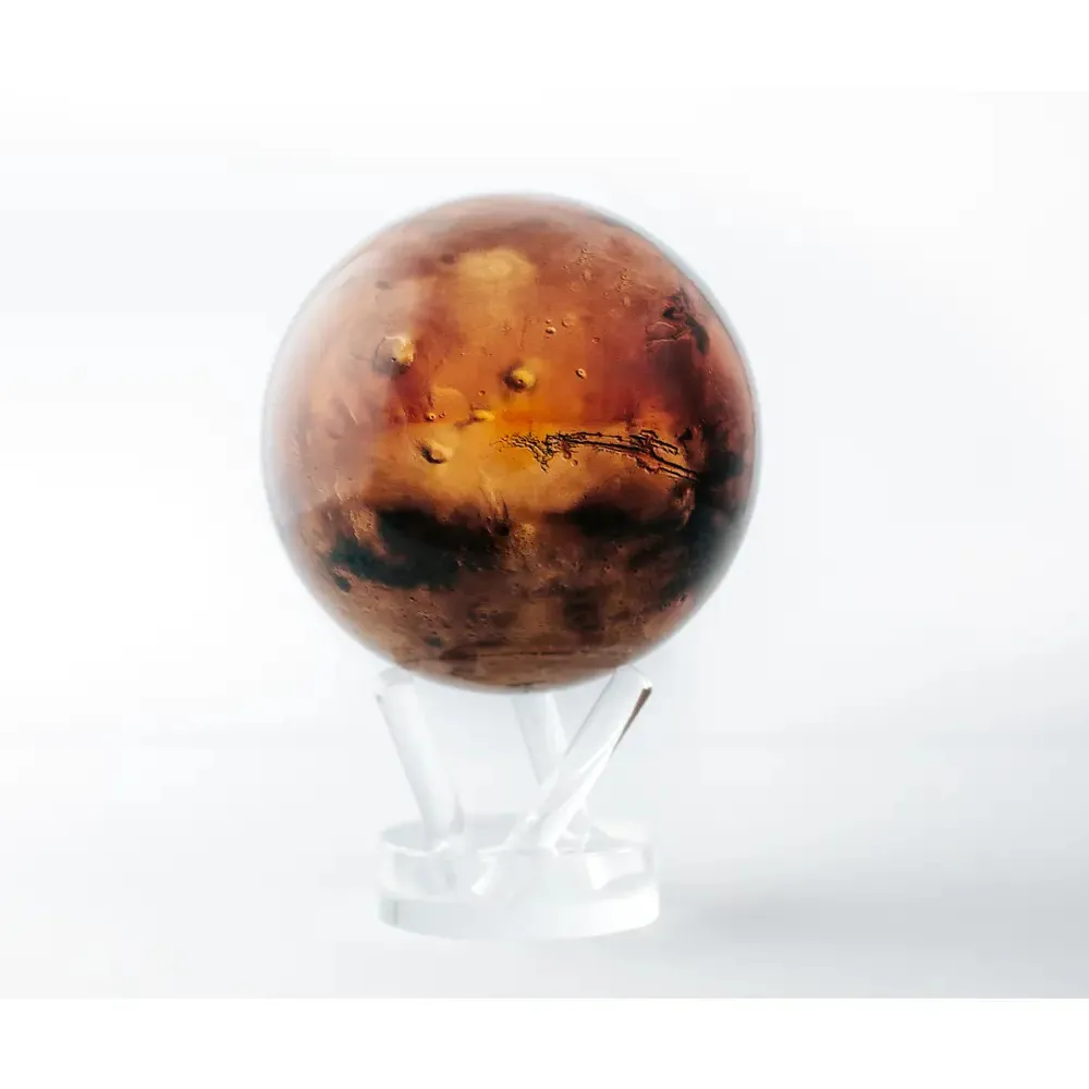 【MOVA】光能地球儀 - 火星Mars 典藏款 6吋(居家擺設．精緻送禮．轉運．紀念日．生日)