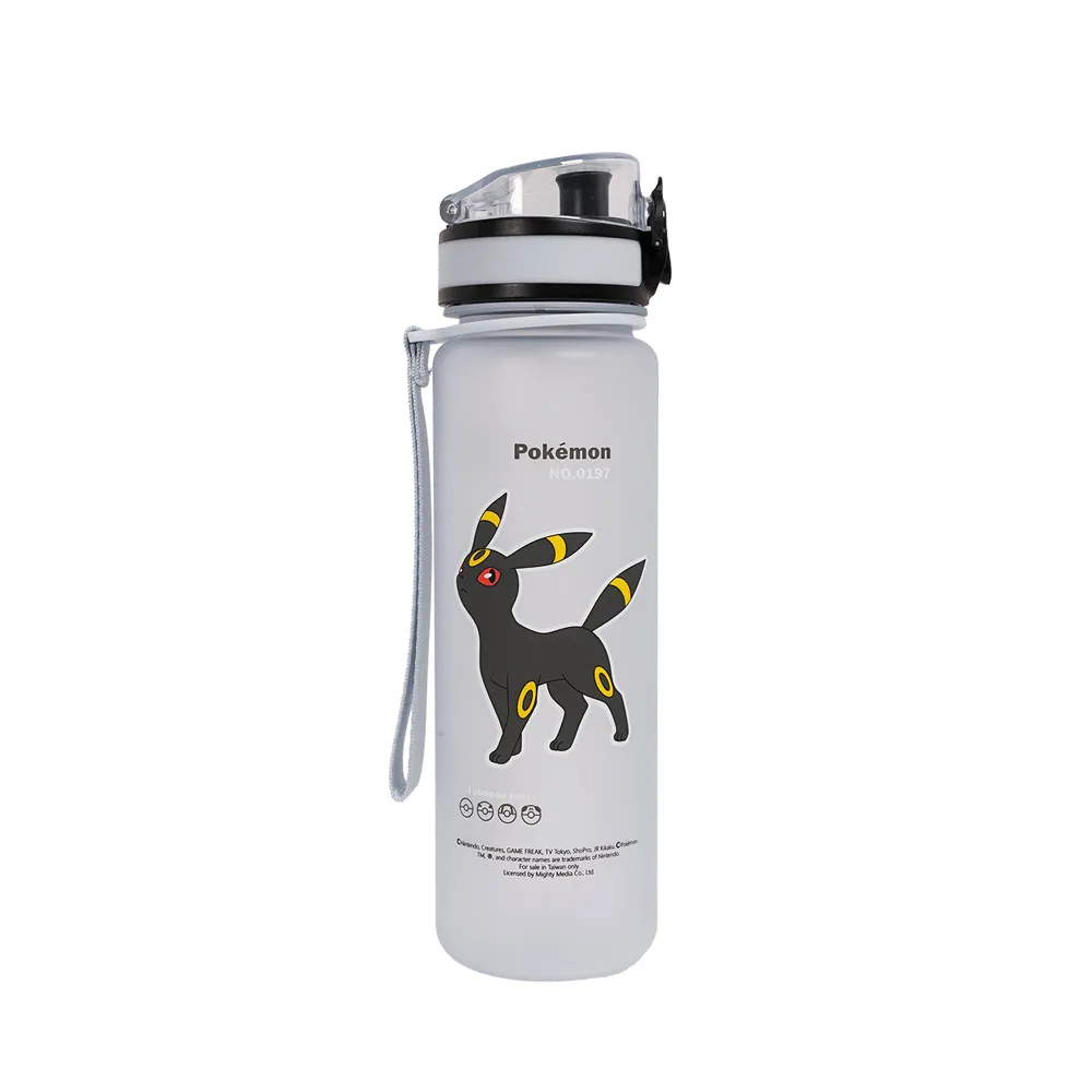 【IMPACT 怡寶】寶可夢月亮伊布Tritan水壺/水杯/水瓶(500ML) 附提繩-灰藍 IMPKMB13GB
