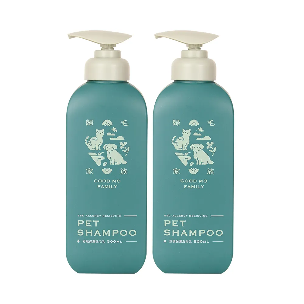 【GOODMO 歸毛家族】寵物沐浴養護 舒敏保濕洗毛乳 洋甘菊/蘆薈成分 1000ml/1L(狗貓洗毛精/狗貓沐浴乳)