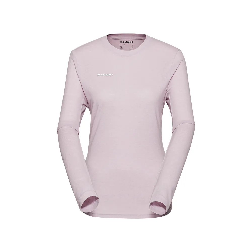 【Mammut 長毛象官方直營】Massone Light LS W 輕量舒適長袖上衣 紫風輪 女款 #1016-01620