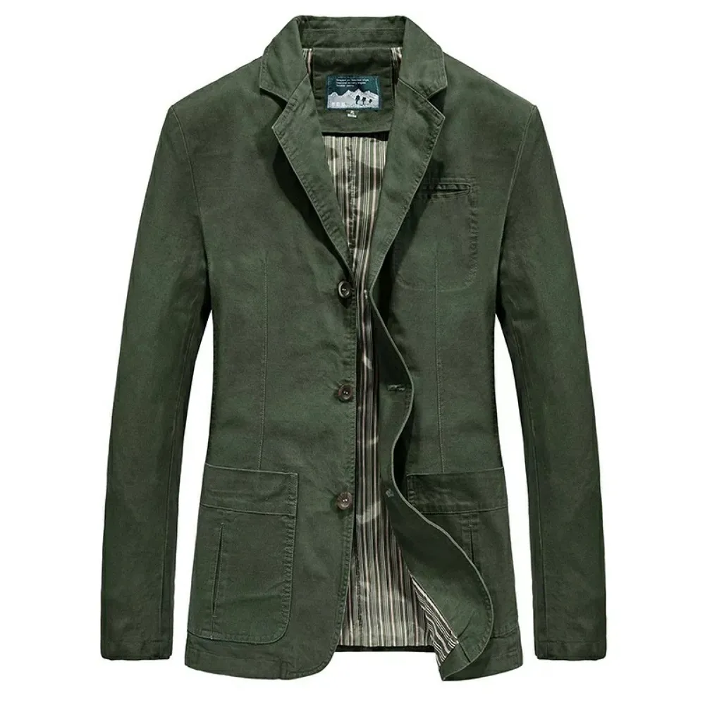 【巴黎精品】極速出貨 西裝外套休閒西服(舒適純棉修身春夏薄款男外套3色a1ck11 2A)