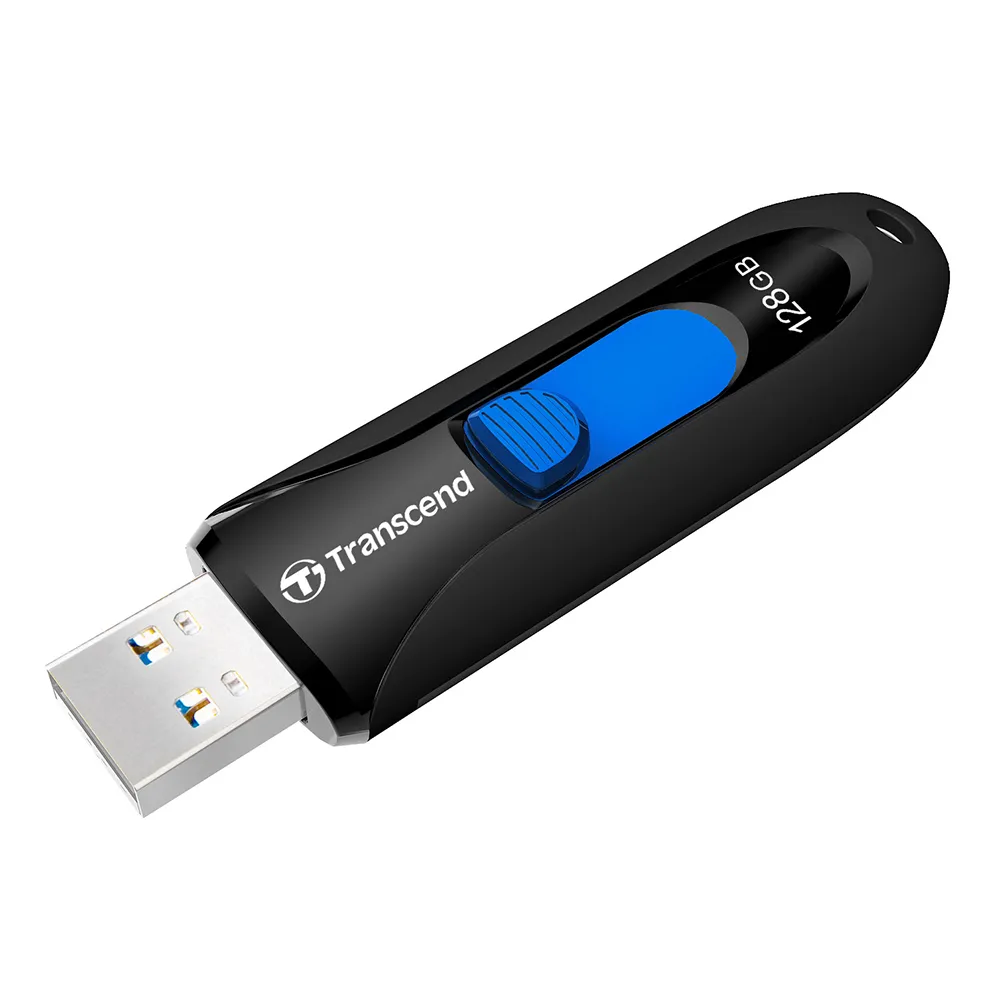 【Transcend 創見】JetFlash790 USB3.1 128GB 隨身碟-經典黑(TS128GJF790K 新舊包裝隨機出貨)