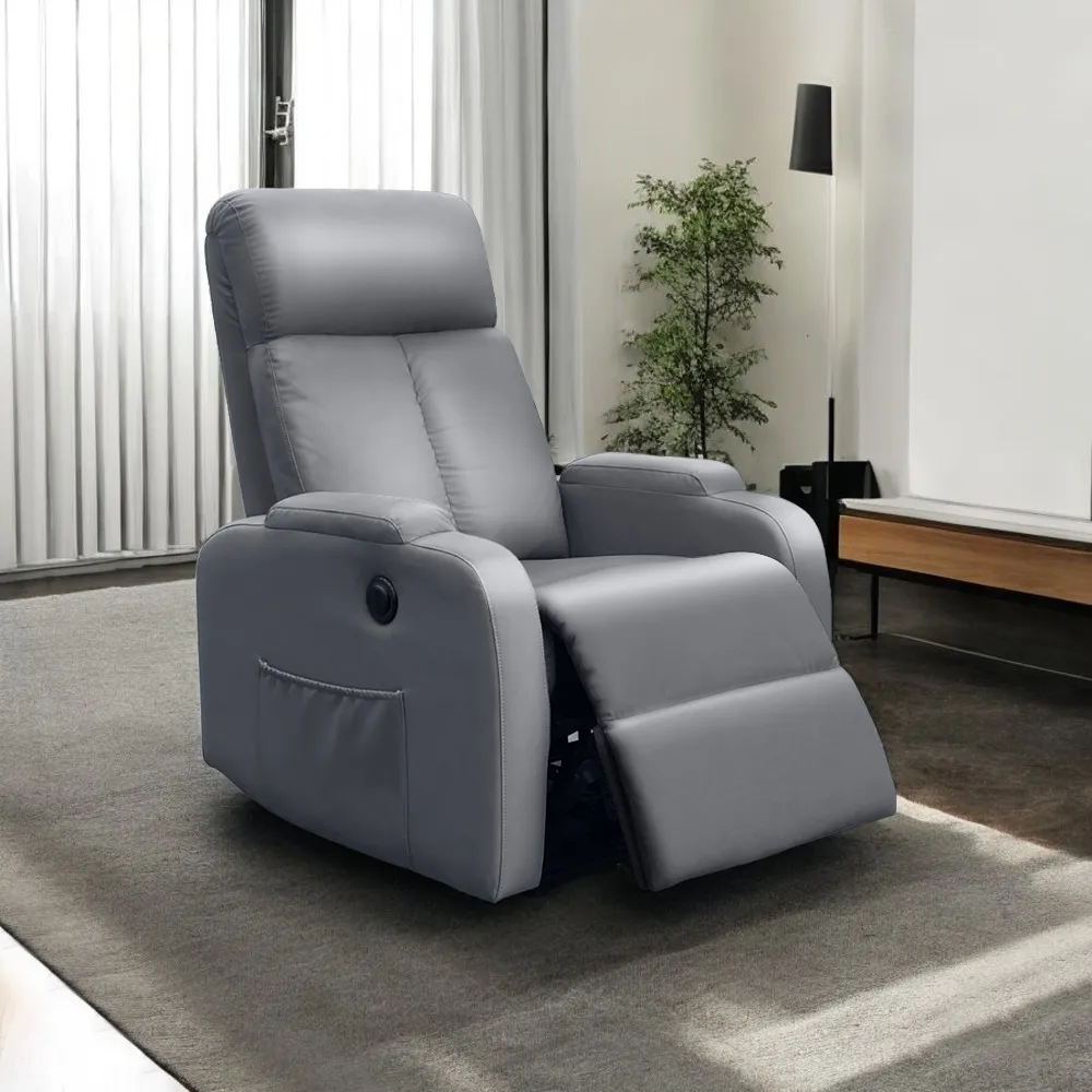 【A FACTORY 傢俱工場】光年 美型貓抓皮 電動躺降功能沙發躺椅