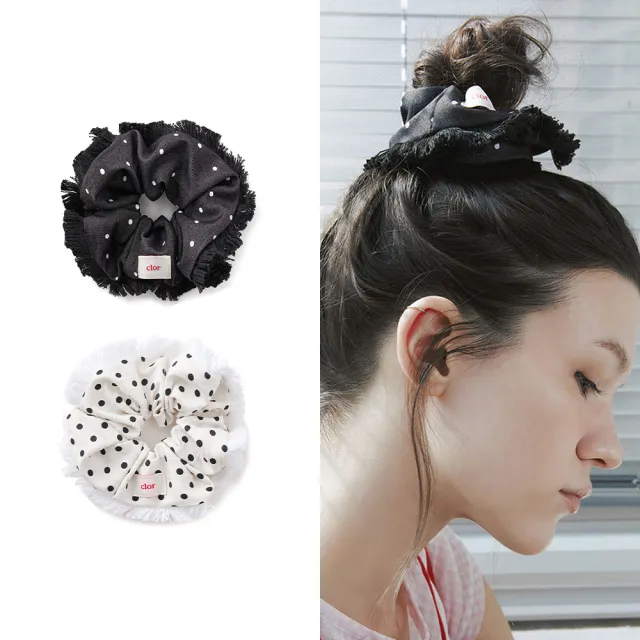 【Rockfish Weatherwear】DOT TASSEL SCRUNCHIE 多色 點點流蘇髮圈