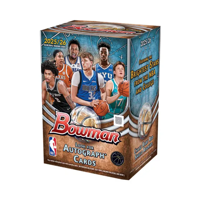 【NBA】2025/26 Bowman Basketball Blaster 球員卡盒