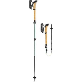 【LEKI】Makalu FX Carbon 軟木把碳纖維折疊輕量登山杖 1對 65620622C 110-120cm
