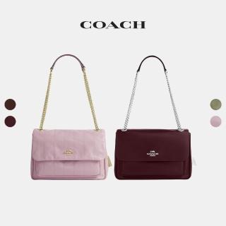 【COACH】蔻馳官方直營 ELODIE 絎縫斜背手袋 斜背包-多款任選(CCZ62/CCF09)