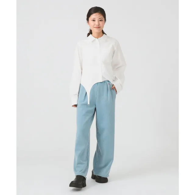 【BEAMS】官方旗艦館 Champion × Ray BEAMS / 別注 女裝 褪色加工 棉質長褲