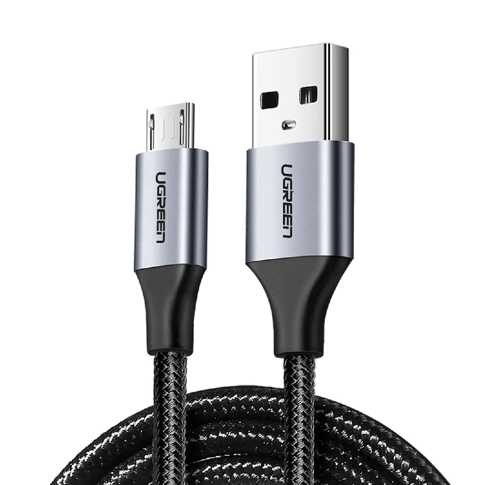 【綠聯】1.5M Micro USB快充傳輸線 Aluminum  BRAID版