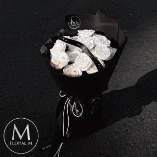 【Floral M】經典的愛小型香水玫瑰花束(情人節花束/告白禮物/求婚花束/鮮花花禮/香水花束/生日花束)