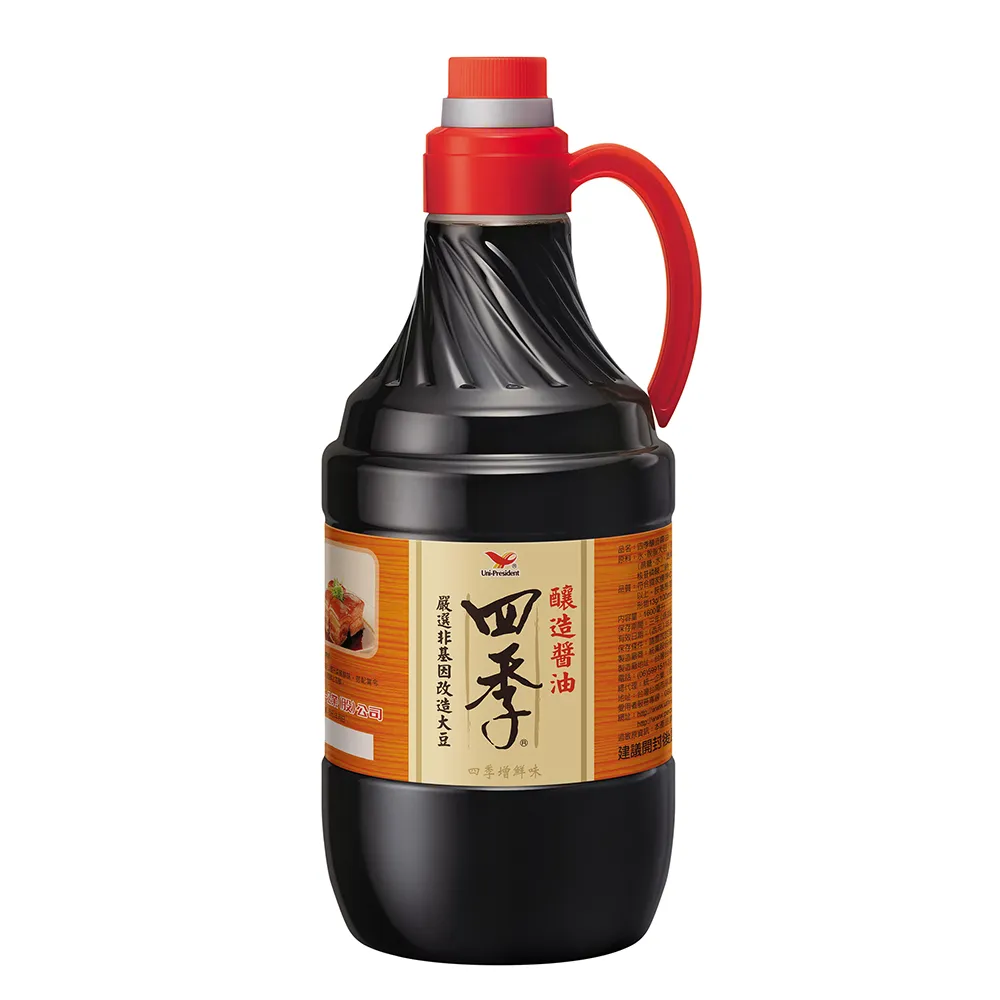 【四季】釀造醬油1600mlx1入  