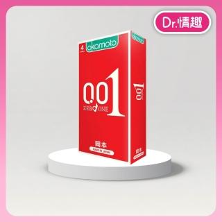 【Dr. 情趣】岡本Okamoto 001至尊勁薄保險套 4入/盒