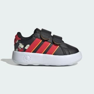 【adidas 愛迪達】DISNEY MICKEY X GRAND COURT 2.0 運動休閒鞋 嬰幼童鞋 KI9186