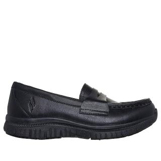 【SKECHERS】Virtue SR 女 福樂鞋 工作鞋 皮革 黑(108301BLK)