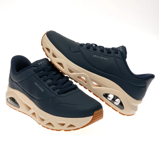 【SKECHERS】男鞋 運動系列 運動鞋 瞬穿舒適科技 UNO GLIDE-STEP (183420NVY)