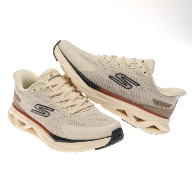 【SKECHERS】男鞋 慢跑系列 慢跑鞋 瞬穿舒適科技 GO RUN GLIDE-STEP VORTEX (221040NAT)