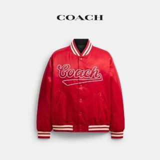 【COACH】蔻馳官方直營 雙面SOUVENIR夾克-紅彩(CEG87)