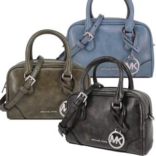 【Michael Kors】THOMPSON系列 斜背/肩背/手提 三用 波士頓包 保齡球包 (多色任選/小款)