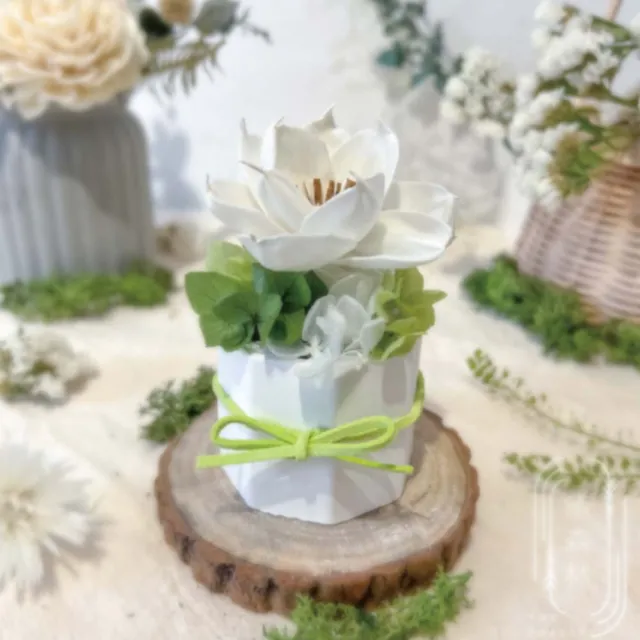 【The Forest 癒森林】夏戀神奈川擴香花贈5ml香氛油(居家香氛/送禮自用/居家擺飾/無火香氛)