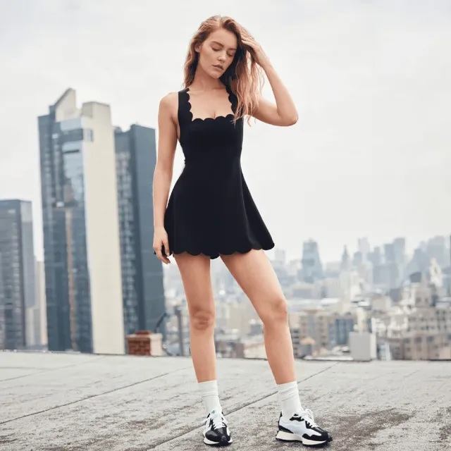 【WISKII】交叉背網球連身裙CROSS BACK TENNIS DRESS
