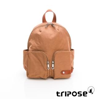 【tripose】CUBI微皺尼龍輕量後背包-大(遊牧駝)