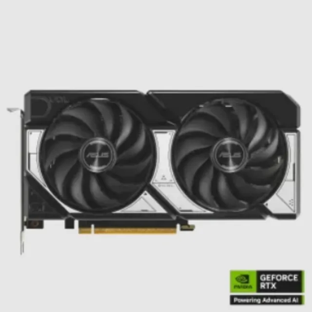 【ASUS 華碩】超值組★Dual GeForce RTX 5060 8GB OC 顯示卡+AP201黑色機殼+ROG支撐架
