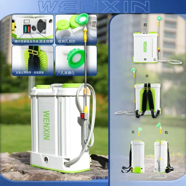 【AnDa 安達】電動高壓農藥噴霧器殺蟲打藥機新款農用新型電動噴霧器新款 贈5個噴頭