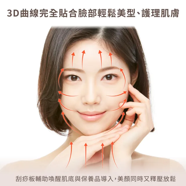 【Beroso 倍麗森】緊緻美顏溫感震動按摩儀餅乾機(美顏儀 餅乾機 美容儀推薦 溫感 教師節 禮物 99購物節)
