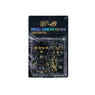【ASUS 華碩】ROG SAGA OMNI Edition 20 公仔 黑透金限量版