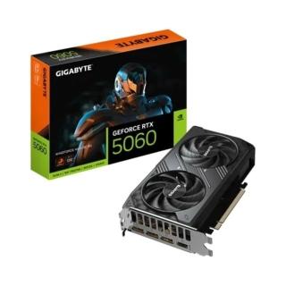 【GIGABYTE 技嘉】GeForce RTX™ 5060 WINDFORCE MAX OC 8G 顯示卡(GV-N5060WF2MAX OC-8GD)