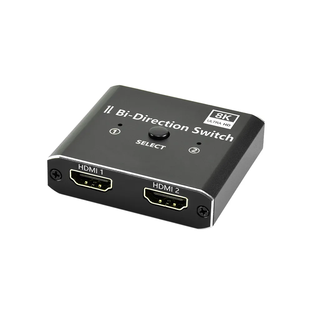 【TOWNWARD 大城科技】HDMI 2.1 雙向切換器8K(電視 電腦 電競 2進1出or1進2出 型號:HSW-8111)