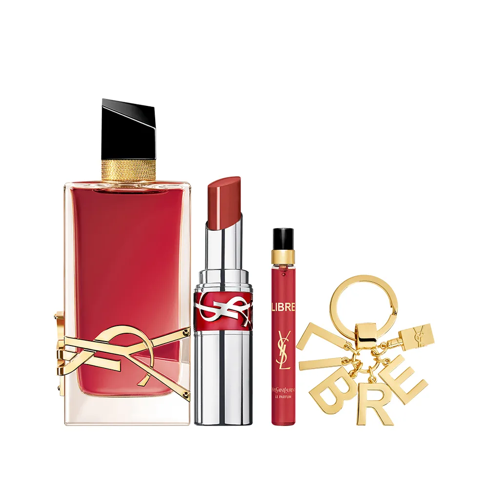 【YSL】官方直營 限量沁心之果香氛唇彩奢寵組(沁心之果香水 90ML+情挑誘光水唇膏 219 沁心之果)