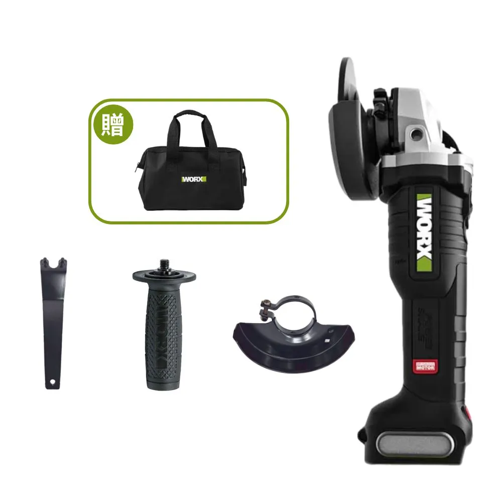 【WORX 威克士】20V 100mm 砂輪機 WU808.9(角磨機 磨切機 平面 無刷鋰電角磨機 鋰電無刷平面砂輪機)