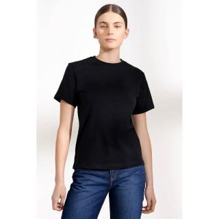 【Bread & Boxers】Crew-Neck Cotton 純有機棉女用圓領Ｔ- 黑