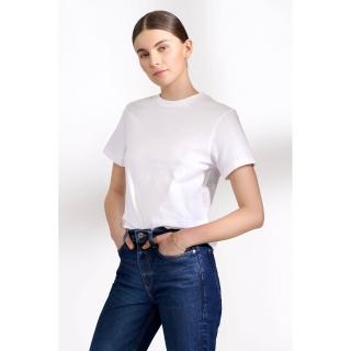【Bread & Boxers】Crew-Neck Cotton 純有機棉女用圓領Ｔ- 白