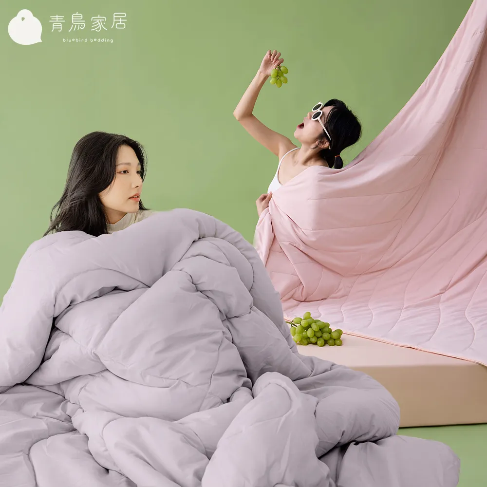 【青鳥家居】Momo獨家｜冬夏雙響組/冬被+冰涼被(石墨烯冬被＋奶蓋綿綿冰涼被)