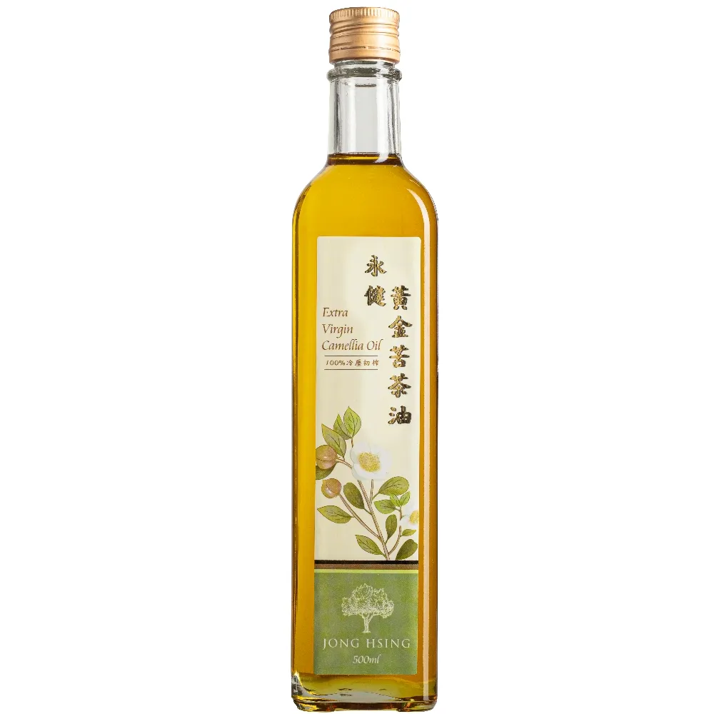 【Castelvetere 永健】特級初榨冷壓 永健黃金苦茶油 500ml x 1入(ω-9不飽和脂肪高達80%以上)