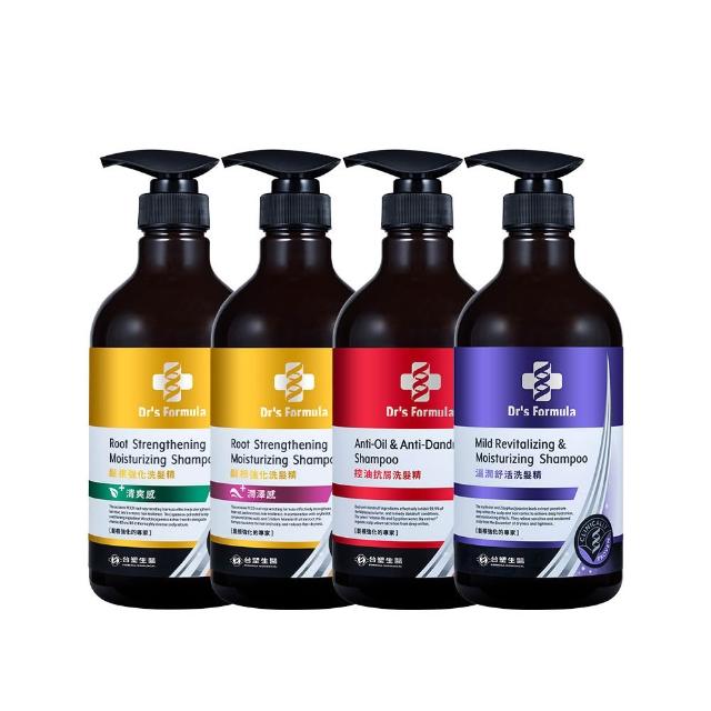 【Dr’s Formula 台塑生醫】三代洗髮精800g 獨家加大版 三入組(4款任選/頭皮守護瓶/官方直營)
