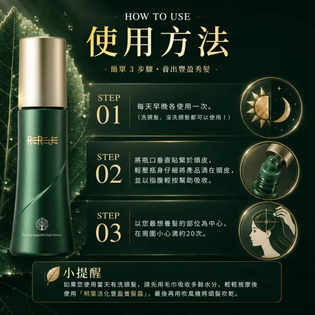 【REREJE 日麗生】RRJ養髮液75mlx3入組(頭皮水/頭皮護理/頭皮精華/頭皮噴霧)