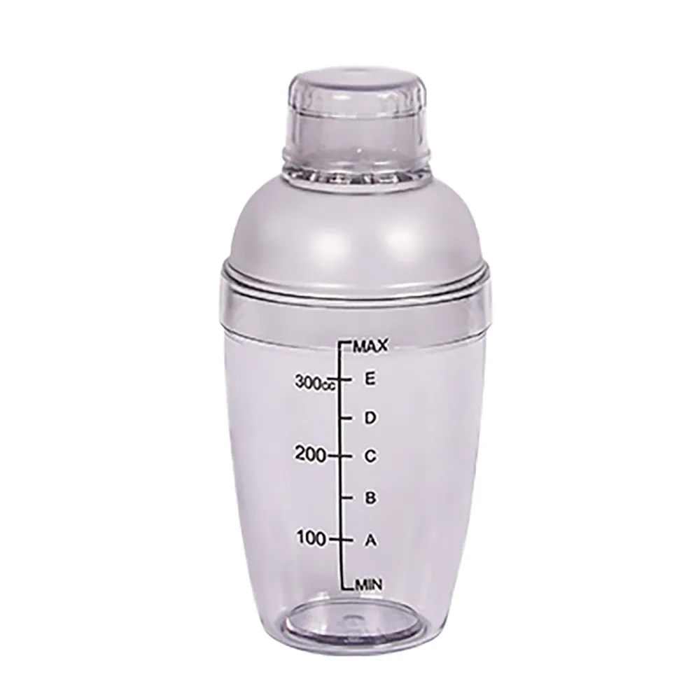 【飲料調製】透明壓克力雪克杯-300ML(雪克壺 調飲杯 調酒器 混酒器 手搖杯 調酒杯 搖搖杯 調酒必備)