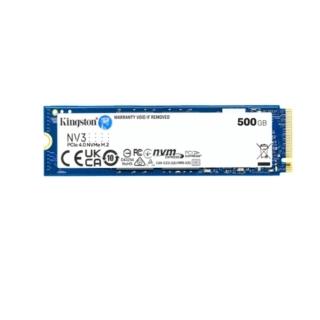 【Kingston 金士頓】搭無線耳機★500G NV3 M.2 2280 NVMe SSD(SNV3S/500G)讀5000M/寫3000M/五年保+OPPO耳機