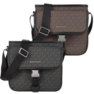【Michael Kors】紳士風 男士 COOPER系列 防刮皮革 寬背帶 斜背包 (多色任選)