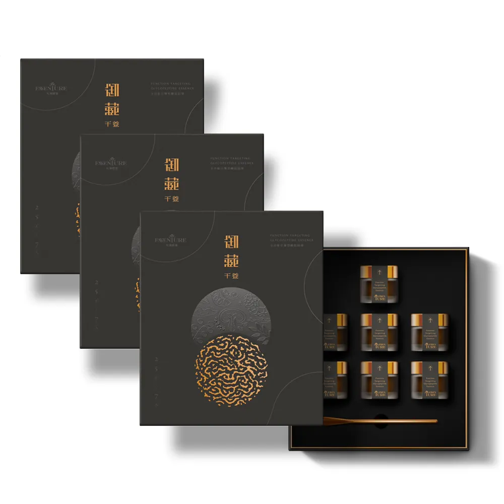 【ESSENTURE 大漢酵素】御藏千養全功能引導型醣肽精華禮盒組 3入組(支藝樺代言 禮盒 保健禮盒 酵素膏)