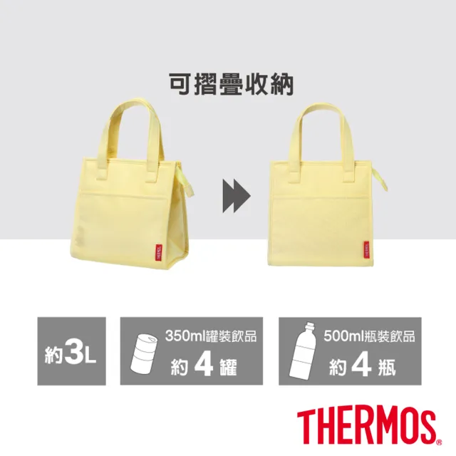 【THERMOS 膳魔師】買1送1_寬底保冷袋(Z-BSCB)