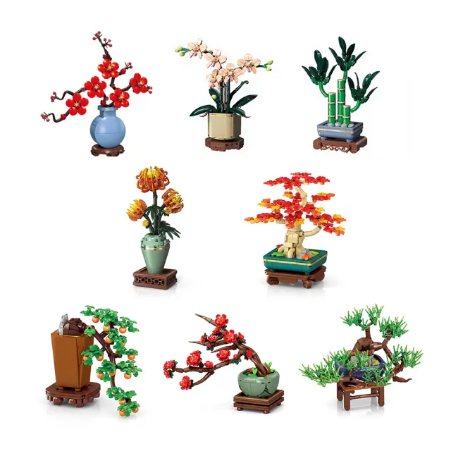 【森寶】AREAX磚區 Block Florist 積木花坊系列