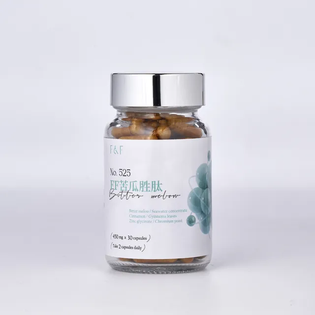 【F&F】艾芙-苦瓜胜月太膠囊 6盒組-共180顆(醣類代謝 美國專利 山苦瓜 肉桂萃取 武靴葉)