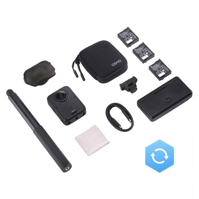 【DJI】OSMO 360 II 暢拍套裝+2年版Care 全景相機/運動相機｜旗艦畫質可換鏡片｜內建105G(聯強國際貨)