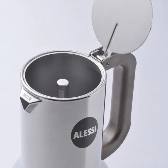 【ALESSI】9090 新版 不鏽鋼摩卡壺 咖啡壺 3人份 義大利製(平輸品)