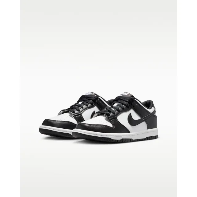 【NIKE 耐吉】運動鞋 休閒鞋 中大童鞋 女鞋 NIKE DUNK LOW GS 板鞋 經典 熊貓 黑白 (IU7766100)