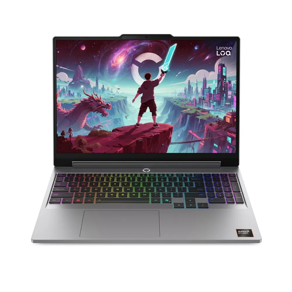 【Lenovo】65W快充組★15.3吋Ryzen 7獨顯RTX5050電競筆電(LOQ/R7-250/16GB/512GB/W11)